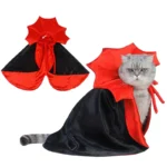New Funny Pet Dog Halloween Costume Dog Cat Costumes for Small Dogs Cosplay Vampire Cloak Dog Cat Clothes Cloak Pet Supplies